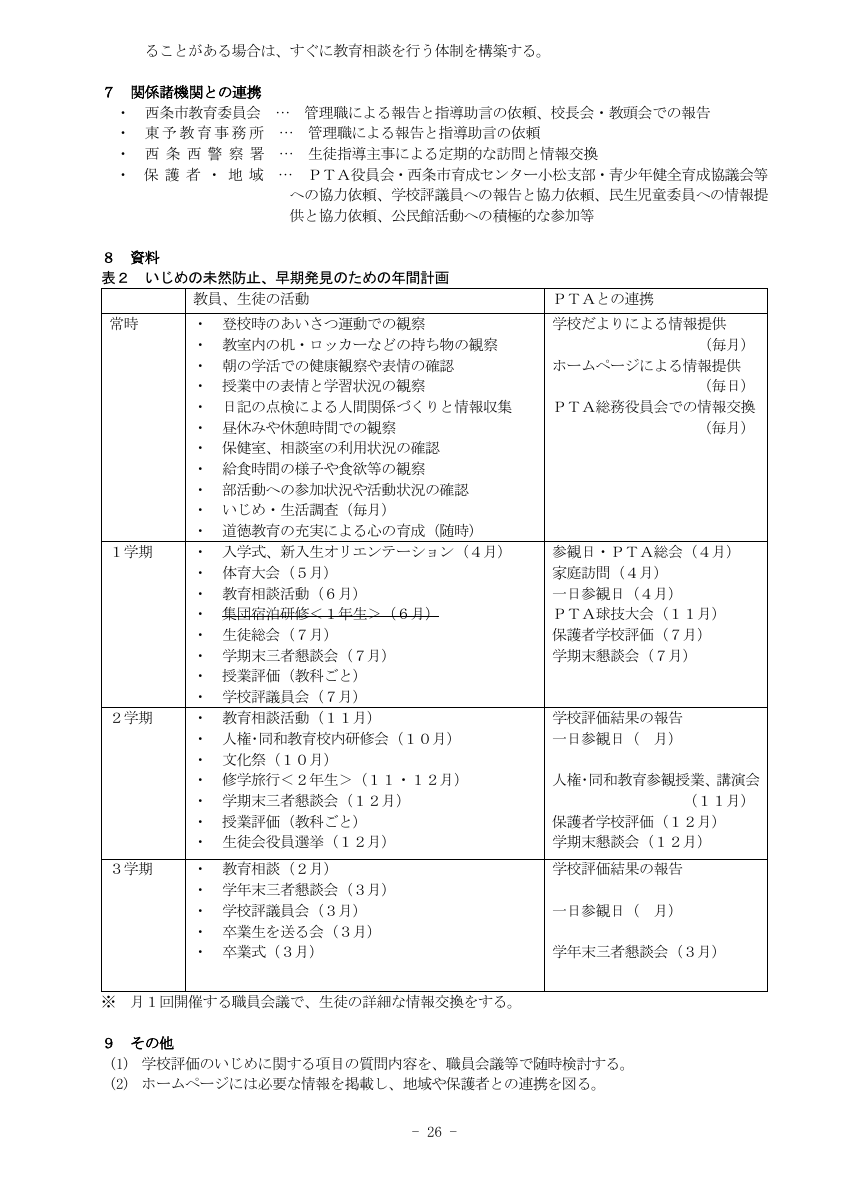 学校いじめ防止基本方針.pdfの3ページ目のサムネイル